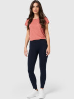 NUR DIE Damen Leggings aus Baumwolle - Relax & Go - dunkelbau - Größe 48-52
