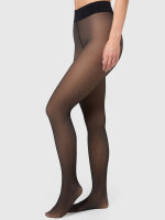 NUR DIE Damen Strumpfhose Warm & Transparent Strapazierfähig 80 DEN - schwarz - Größe 44-48