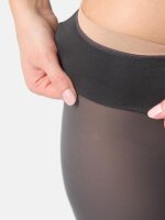 NUR DIE Damen Strumpfhose Warm & Transparent Strapazierfähig 80 DEN - grau - Größe 44-48