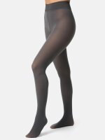 NUR DIE Damen Strumpfhose Warm & Transparent Strapazierfähig 80 DEN - grau - Größe 44-48