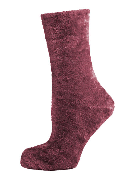 NUR DIE Supersoft Socke 2.0 - bordeaux - Größe 39-42