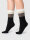 NUR DIE Boots Socke - mix schwarz - Gr&ouml;&szlig;e 35-38