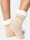 NUR DIE Damen Flausch Socken - beige - Größe 36-37
