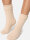 NUR DIE Damen Flausch Socken - beige - Größe 36-37