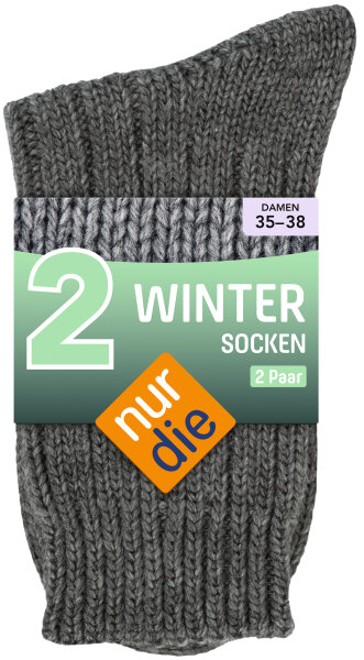 NUR DIE 2-Pack Winter Socken