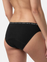 NUR DIE Periodenunterwäsche Slip Alles Geregelt mittelstark - schwarz - 32-34