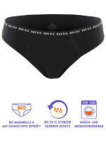 NUR DIE Periodenunterwäsche Slip Alles Geregelt mittelstark - schwarz - 32-34