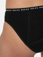NUR DIE Periodenunterwäsche Slip - ALLES GEREGELT extrastark - schwarz - 32-34