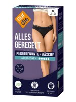 NUR DIE Periodenunterwäsche Slip - ALLES GEREGELT extrastark - schwarz - 32-34