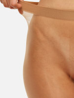 NUR DIE Damen Strumpfhose Transparent 15 DEN 3er Pack - bronze/schwarz - Größe 38-40