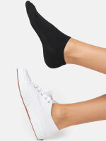 NUR DIE Damen Sneakersocken Bambus¹ 5er Pack - schwarz - Größe 35-38