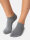 NUR DIE Damen Sneakersocken Bambus¹ 5er Pack - hellgraumelange - Größe 35-38