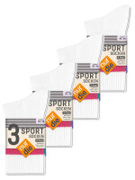 NUR DIE 12-Pack Sport Socken - mix weiß - Größe 35 - 38