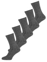 NUR DER Warme Socke Bambus¹ 5er Pack - mittelgraumel. - Größe 39-42