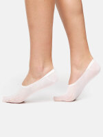 NUR DIE Damen Sneaker Füsslinge Feine Baumwolle OCS - weiß - Größe 39-42