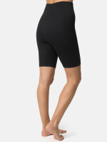 NUR DIE Damen Radler Shorts in Ripp-Optik - Relax & Go - schwarz - Größe 40-44