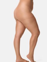 NUR DIE Damen Strumpfhose Supersitz Große Größen 20 DEN - amber - Größe 54-56