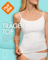 NUR DIE Damen Unterhemd - weiß - Größe 36-38