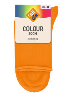 NUR DIE Socken Colourful - orange - Größe 39-42
