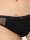 NUR DIE Periodenunterwäsche Slip mit Spitze - ALLES GEREGELT mittelstark - schwarz - Größe 44-46