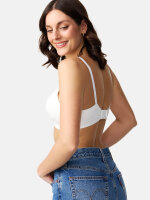 NUR DIE Damen Still BH ohne Bügel - weiß - Größe 85 C