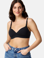 NUR DIE Damen Still BH ohne Bügel - schwarz - Größe 75 D