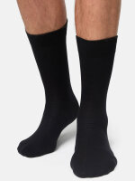 NUR DIE Herren Bambus¹ Thermo Socken - schwarz - Größe 43-46