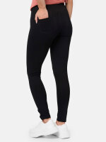 NUR DIE Damen Jeggings - Relax & Go - Jeans-Optik Treggings - tiefschwarz - Größe 38-40