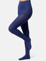 NUR DIE Damen Strumpfhose Ultra Blickdicht 80 DEN - blau - Größe 38-40