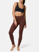 NUR DIE Damen Ultra-Blickdichte Leggings Wohlig Warm 100 DEN - cappuccino - Größe 40-44