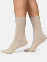NUR DIE Damen Thermolite Socken Bambus¹  - beigegrau - Größe 35-38