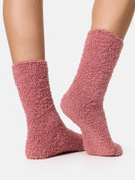 NUR DIE Damen Socken Supersoft mit Baumwolle - dry rose - Größe 35-38