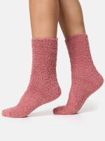 NUR DIE Damen Socken Supersoft mit Baumwolle - dry rose - Größe 35-38