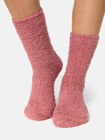 NUR DIE Damen Socken Supersoft mit Baumwolle - dry rose - Größe 35-38