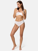 NUR DIE Damen Midislip mit Spitze - weiß - Größe 48-50