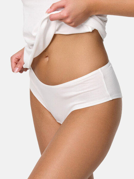 NUR DIE Damen Hipster 2er Pack - weiß - Größe 36-38