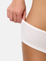 NUR DIE Damen Hipster 2er Pack - weiß - Größe 36-38