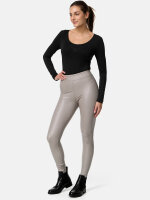 NUR DIE Damen Body Roundneck Micromodal - Light & Warm - schwarz - Größe L