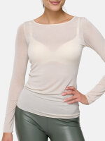 NUR DIE Damen Longsleeve Roundneck mit Kaschmir - Light & Warm
