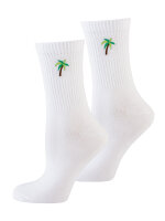 NUR DIE Unisex Socken Good Vibes - 2er Pack - Mix grün - Größe 43-46