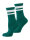 NUR DIE Unisex Socken Good Vibes - 2er Pack - Mix grün - Größe 43-46