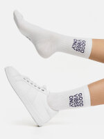 NUR DIE Unisex Socken Good Vibes - 2er Pack - Mix lila - Größe 43-46
