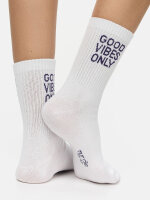 NUR DIE Unisex Socken Good Vibes - 2er Pack - Mix lila - Größe 43-46