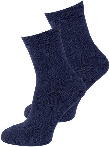 NUR DIE Kinder Socken 2er Pack - marine blue - Größe 19-22