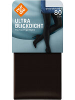 NUR DIE Damen Strumpfhose Ultra Blickdicht 80 DEN - braun - Größe 38-40
