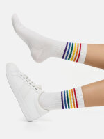 NUR DIE Unisex Socken Good Vibes - regenbogen -...