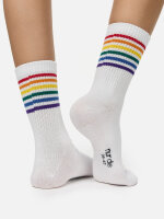 NUR DIE Unisex Socken Good Vibes - regenbogen -...
