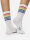 NUR DIE Unisex Socken Good Vibes - regenbogen - Größe 35-38
