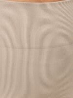 NUR DIE Damen Leggings in Ripp-Optik - Relax & Go - taupe - Größe 48-50