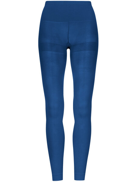 NUR DIE Damen Blickdichte Leggings 80 DEN - blau - Größe 48-52